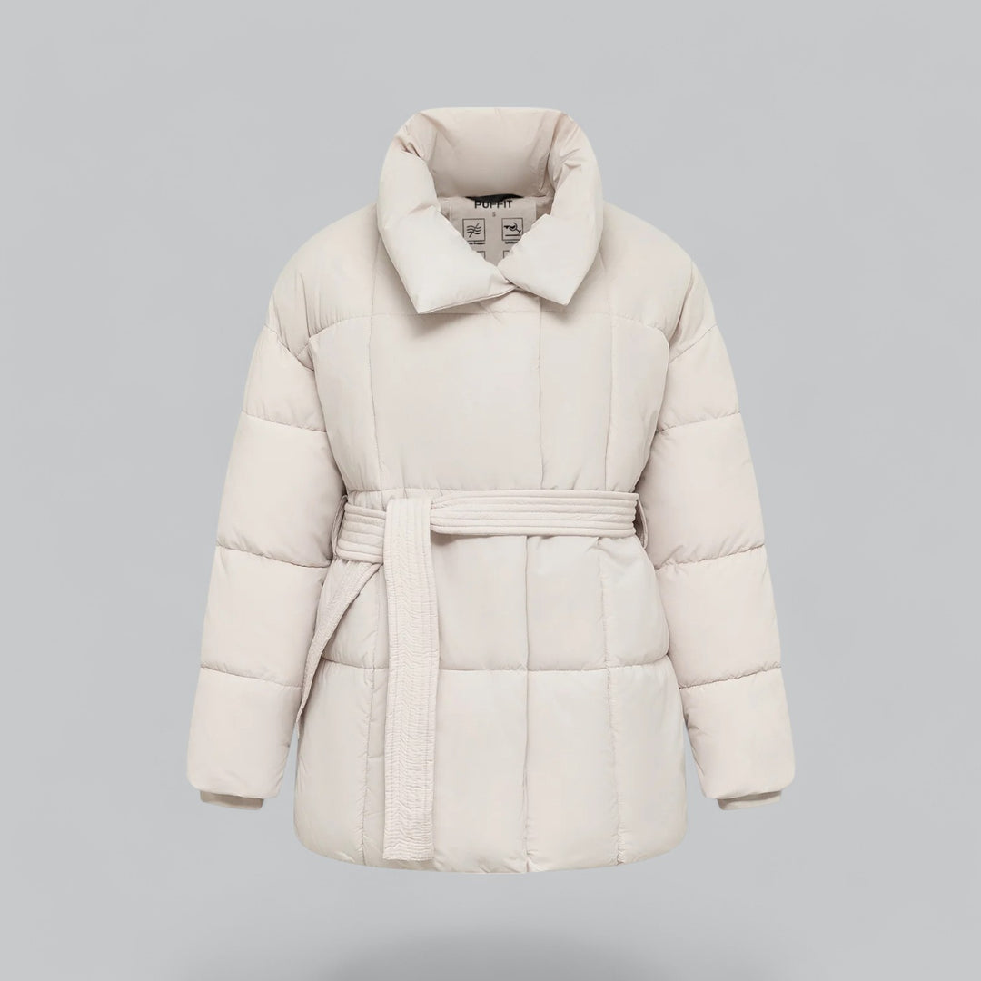 Elarova | Damen Winterjacke mit Gürtel