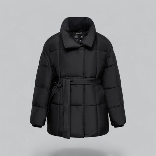 Elarova | Damen Winterjacke mit Gürtel