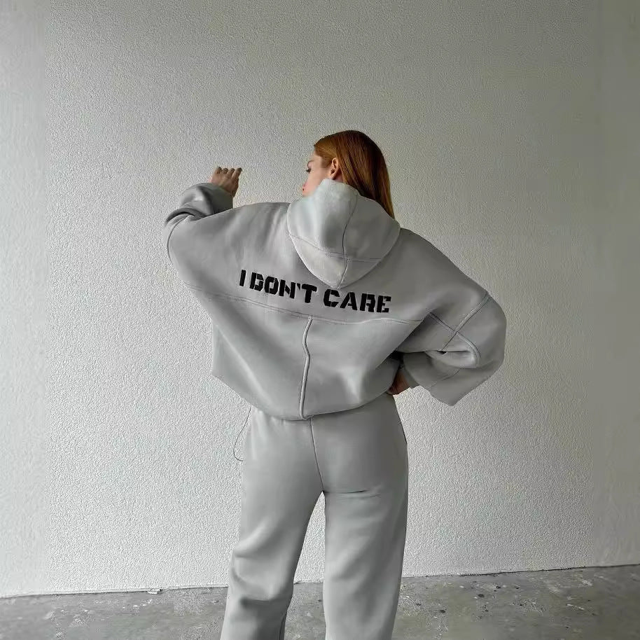 Elarova | Damen bequemer Hoodie mit weitem Schnitt und praktischen Kängurutaschen