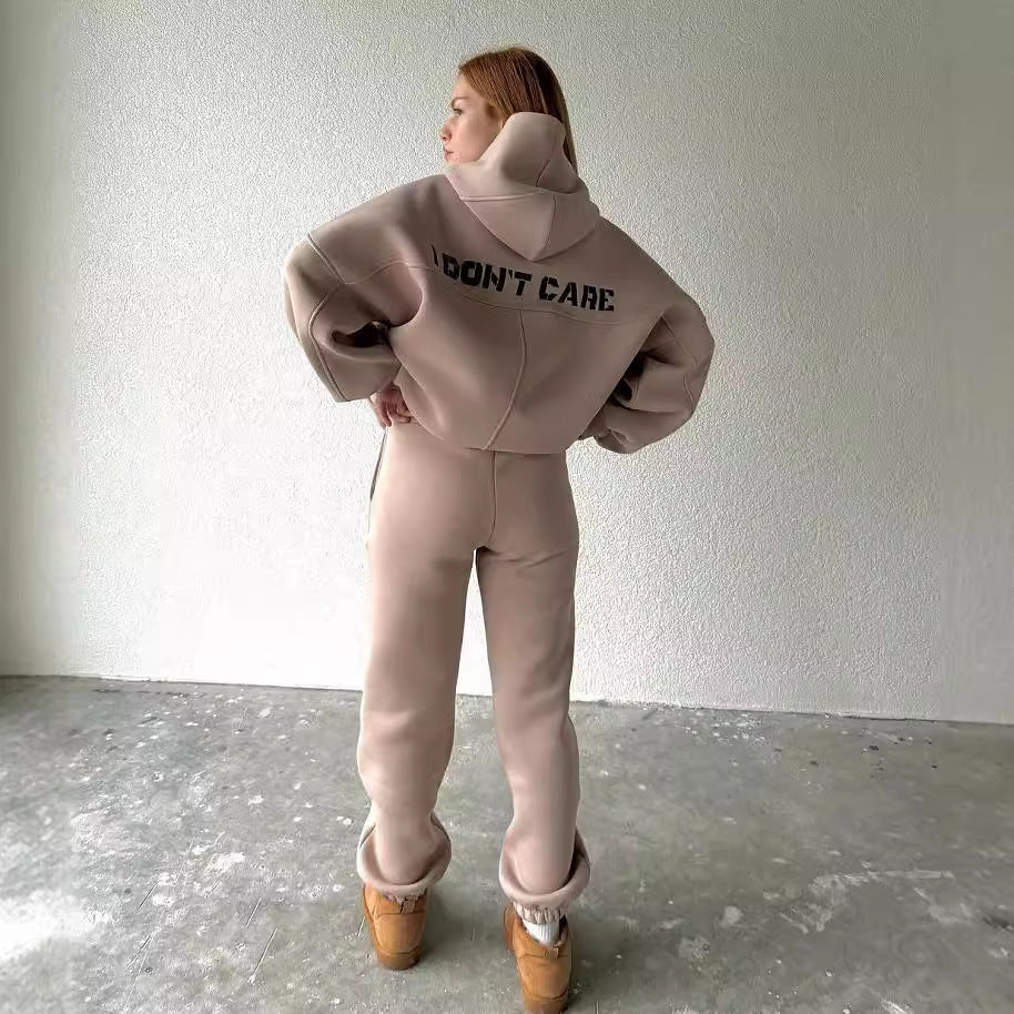 Elarova | Damen bequemer Hoodie mit weitem Schnitt und praktischen Kängurutaschen