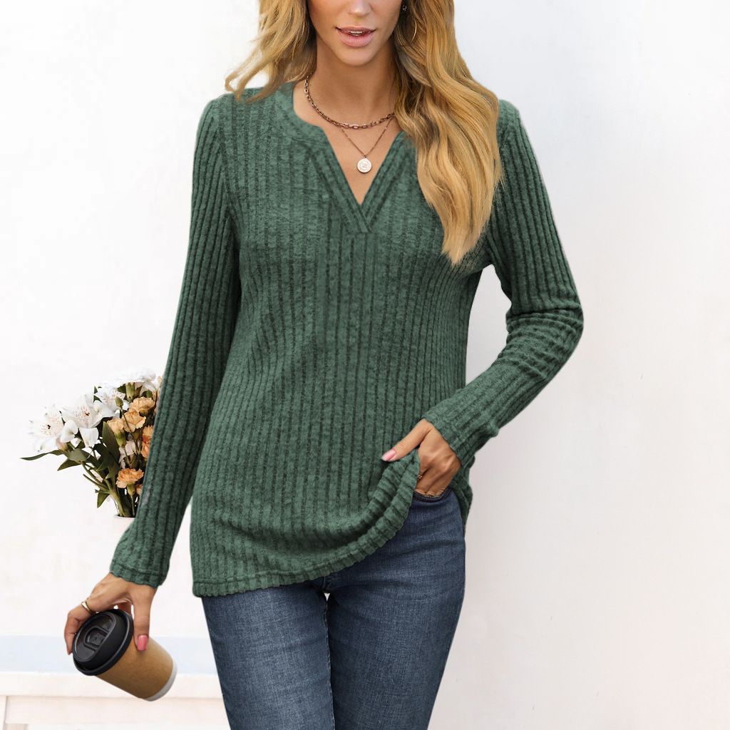 Elarova | Damen gestreifter Pullover im lässigen Schnitt von