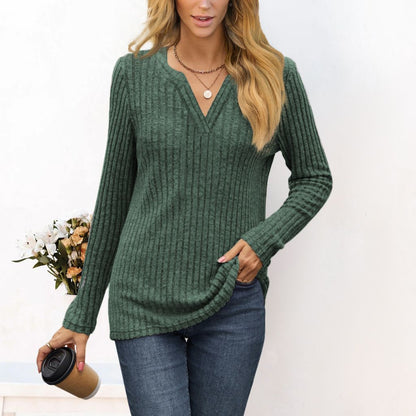 Elarova | Damen gestreifter Pullover im lässigen Schnitt von