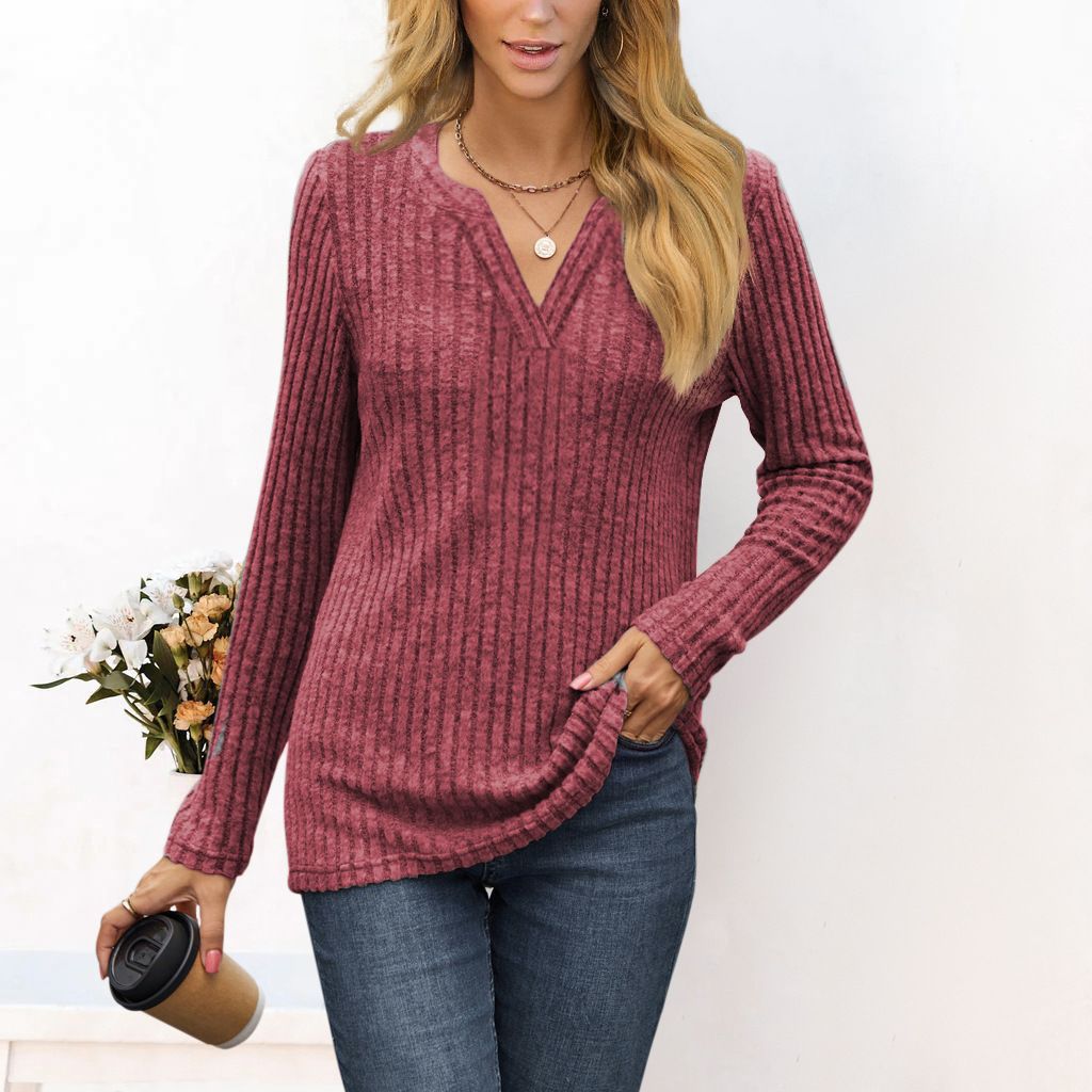 Elarova | Damen gestreifter Pullover im lässigen Schnitt von