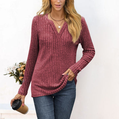 Elarova | Damen gestreifter Pullover im lässigen Schnitt von