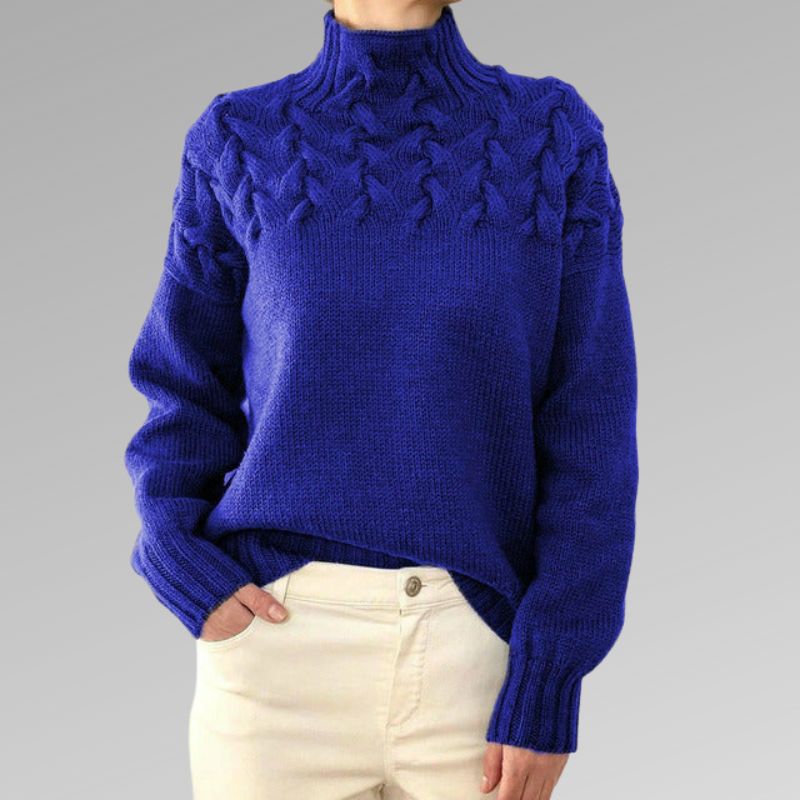 Elarova | Damen klassischer gemütlicher Pullover