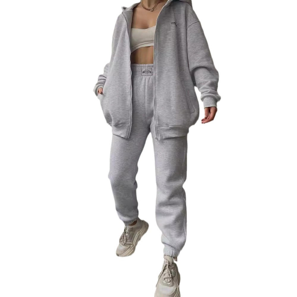 Elarova | Damen lässiger Oversized Hoodie mit durchgehendem Reißverschluss und praktischen Kängurutaschen