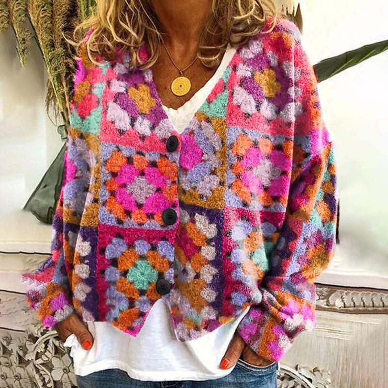 Elarova | DamenCardigans mit einzigartigem Aufdruck