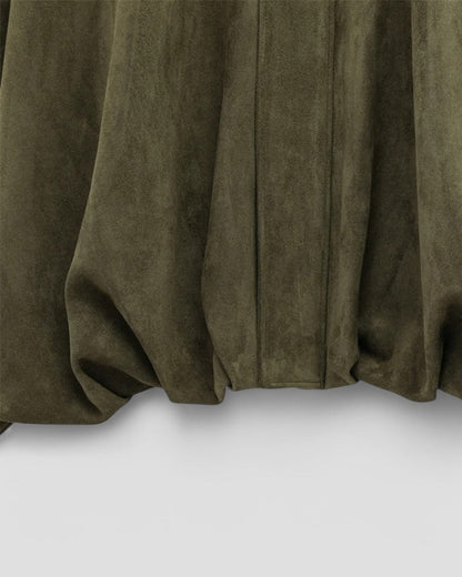 Elarova | Damenjacke mit Kragen aus Wildlederimitat