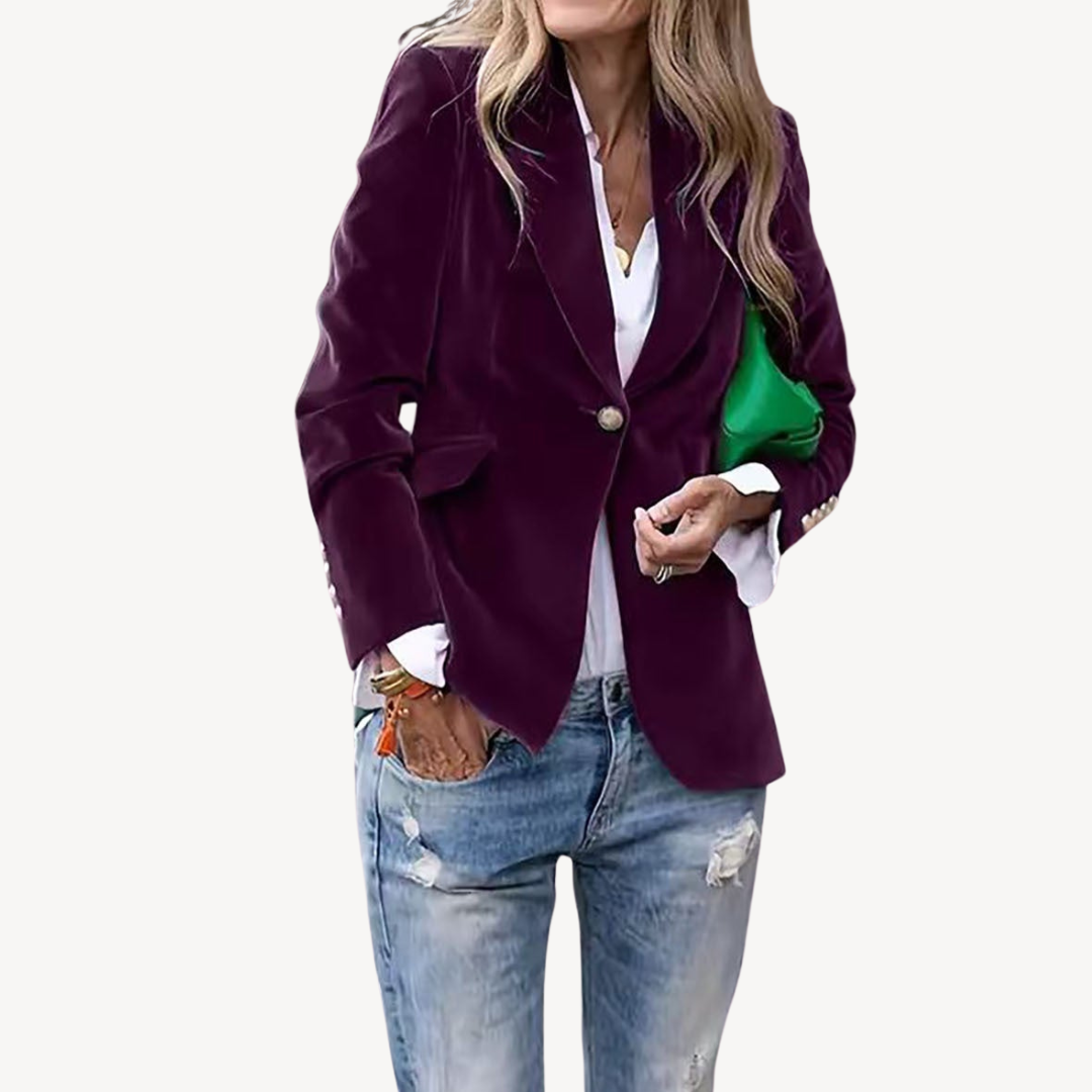 Elarova | Damenmode Samtblazer