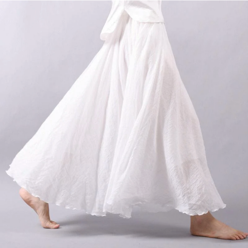 Elarova | Damenrock Faltendesign Leicht & Atmungsaktiv für Elegante Anlässe