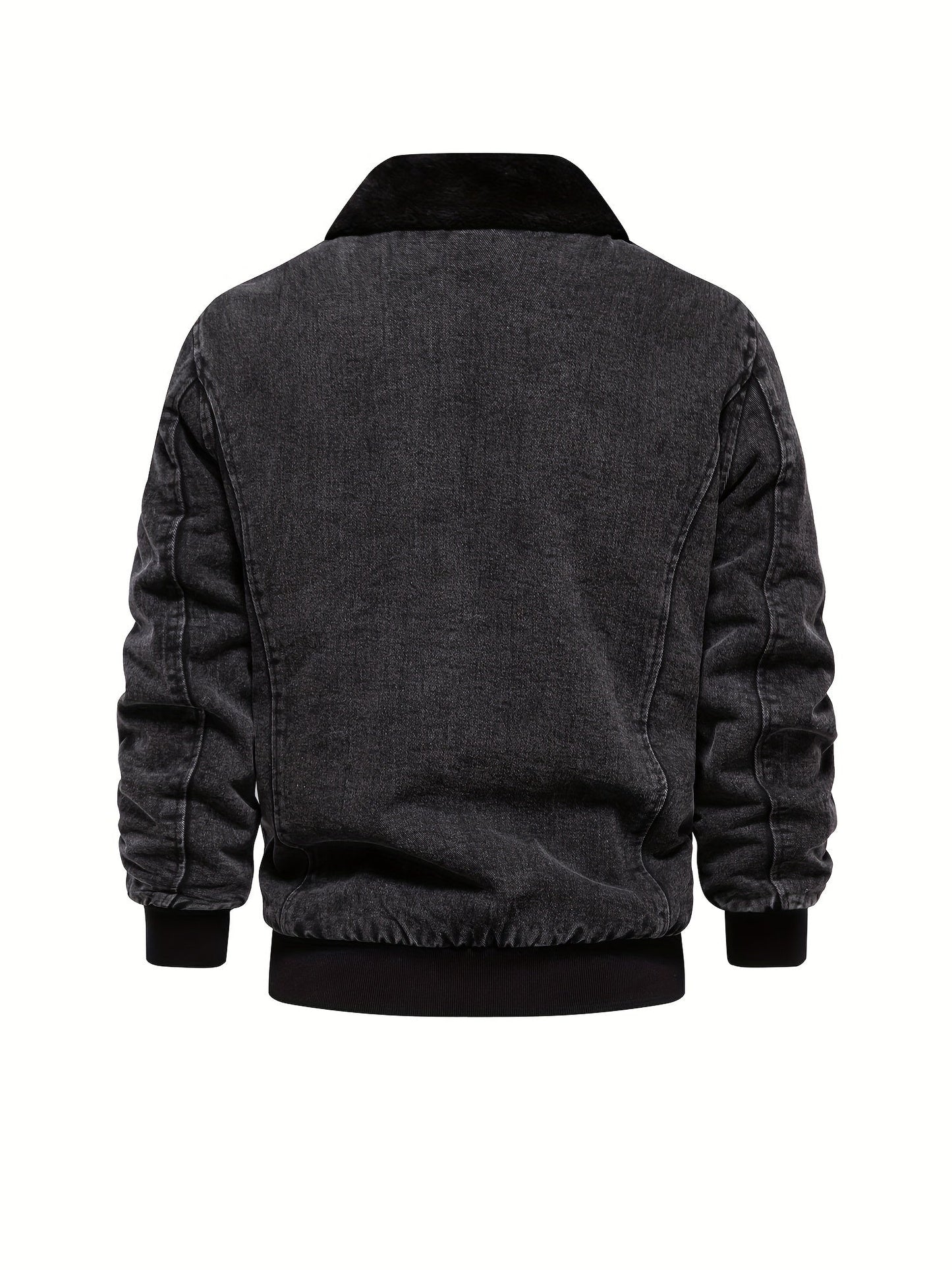 Elarova | Denim-Fleece-Jacke für Herren