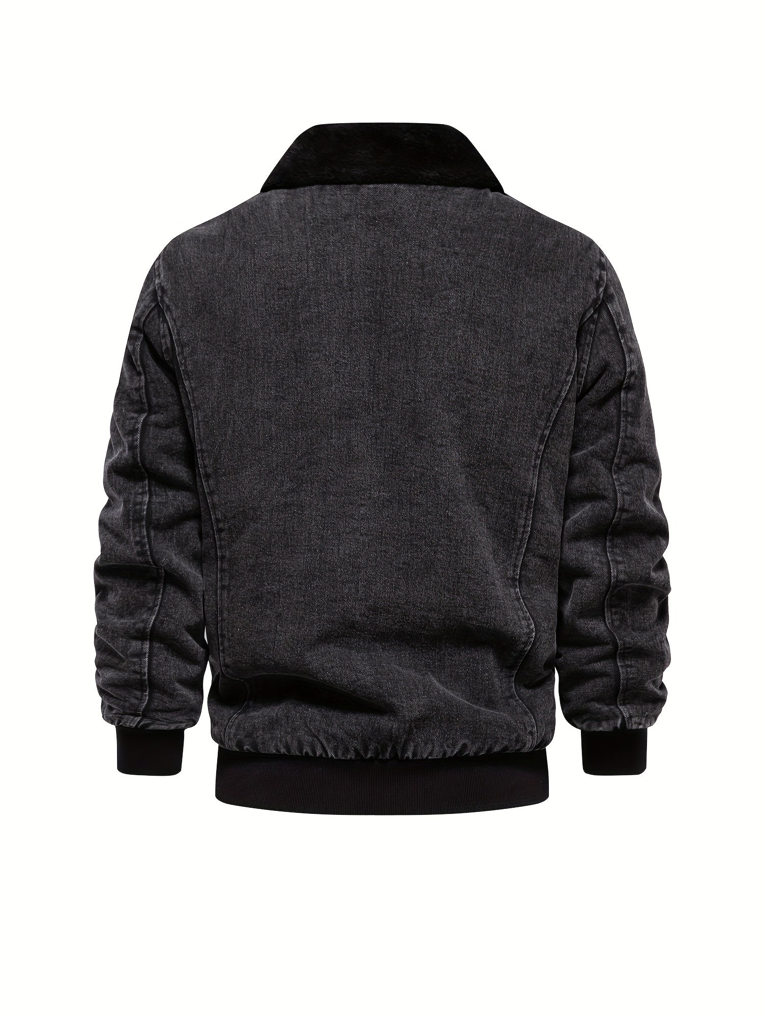 Elarova | Denim-Fleece-Jacke für Herren