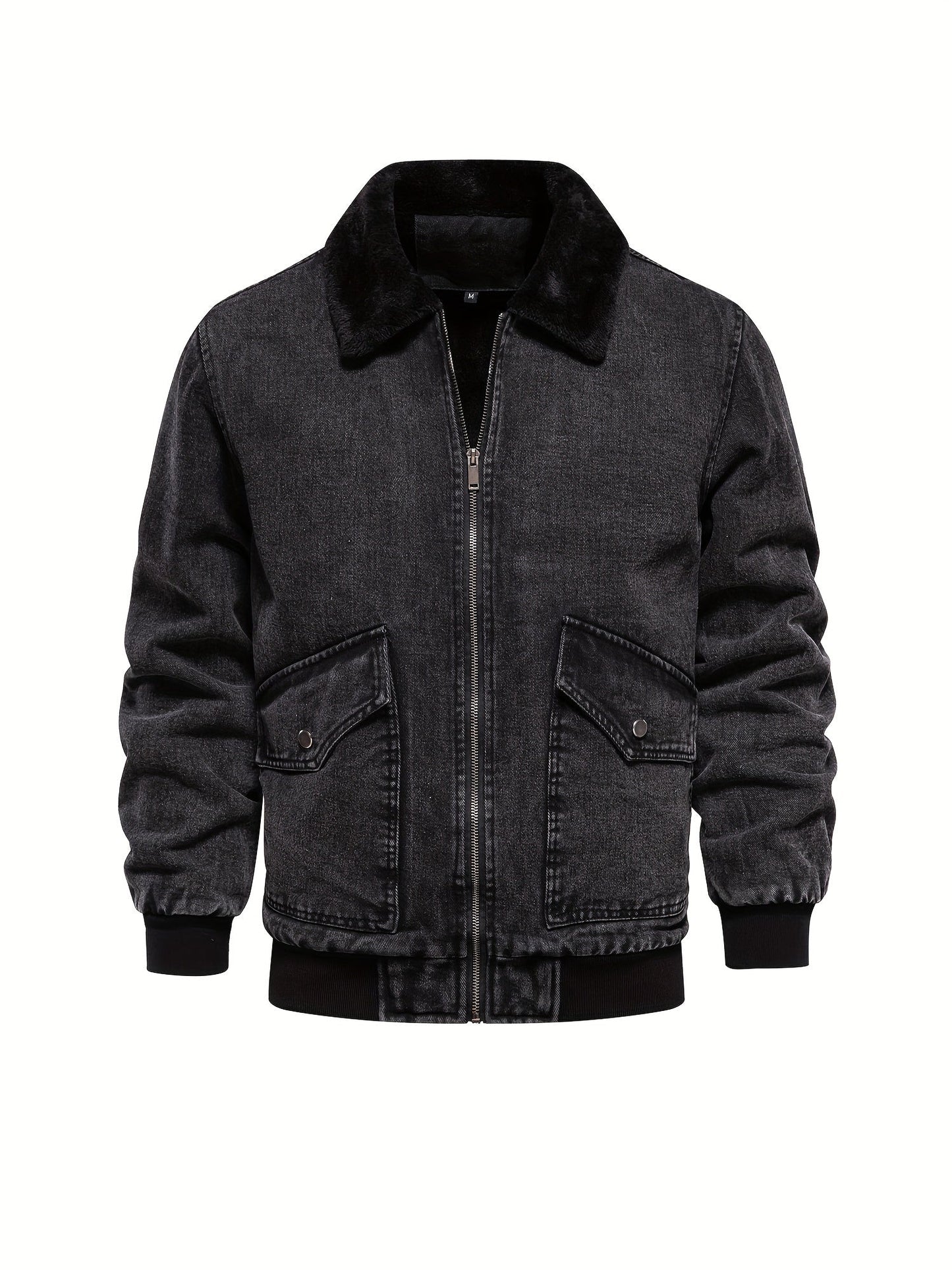 Elarova | Denim-Fleece-Jacke für Herren