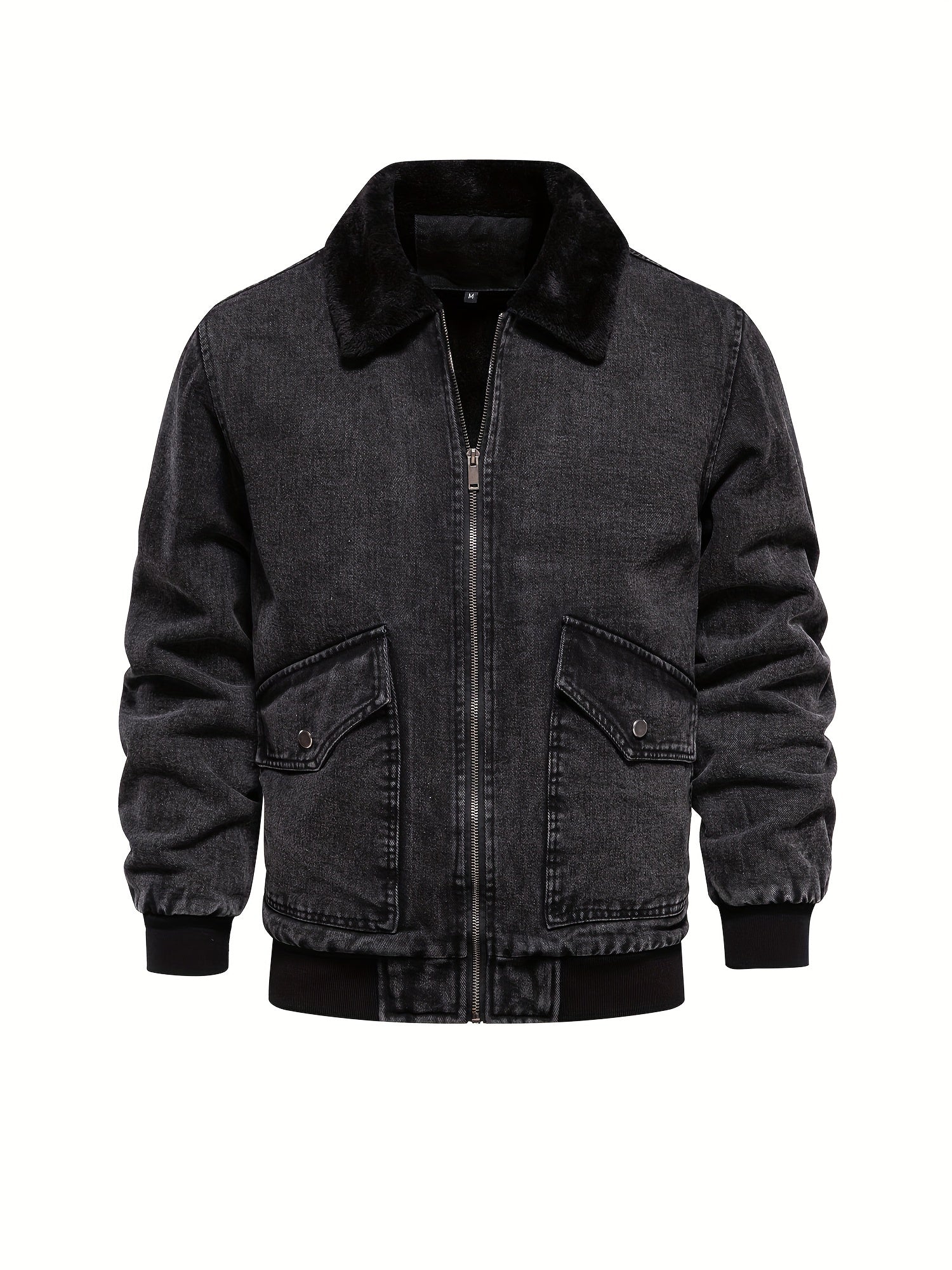 Elarova | Denim-Fleece-Jacke für Herren