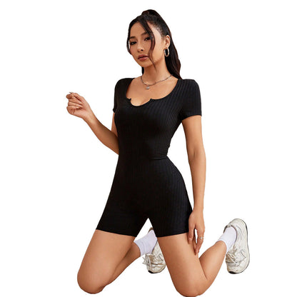 Elarova | Design Sense Gap Rundhals Slim Fit Overall