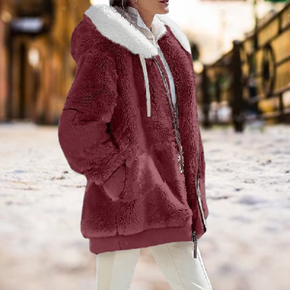 Elarova | Die bequemste WinterPlüschKapuzenjacke
