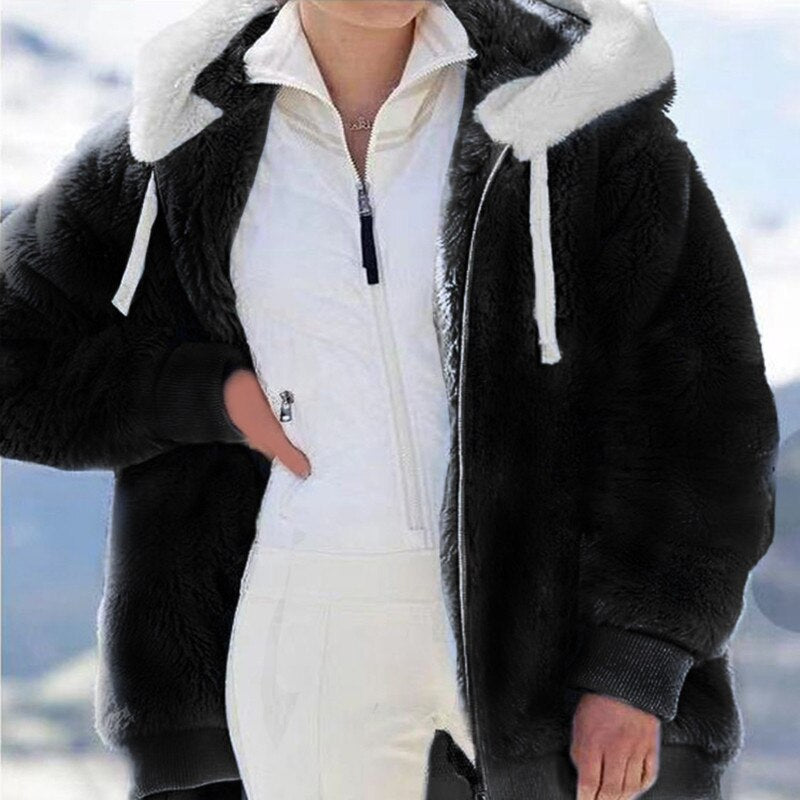Elarova | Die bequemste WinterPlüschKapuzenjacke