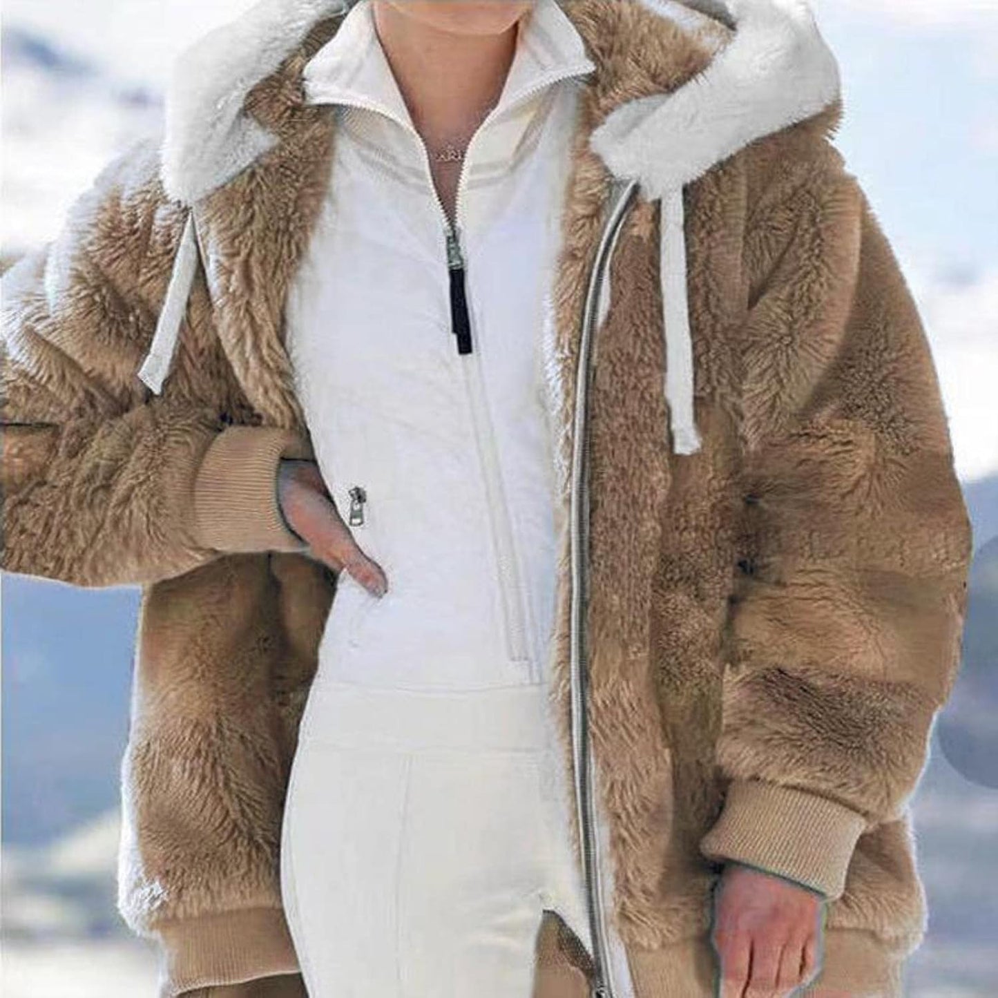 Elarova | Die bequemste WinterPlüschKapuzenjacke