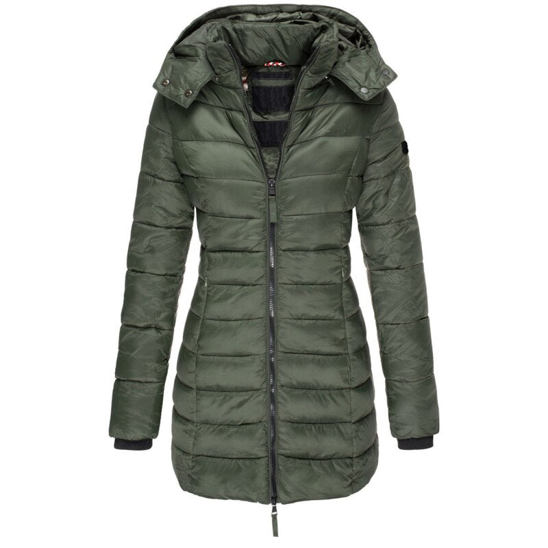 Elarova | Die beste und gemütlichste Winterjacke mit Kapuze und Reißverschluss