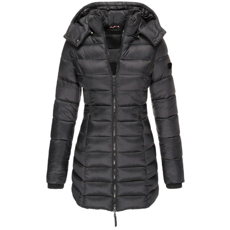 Elarova | Die beste und gemütlichste Winterjacke mit Kapuze und Reißverschluss