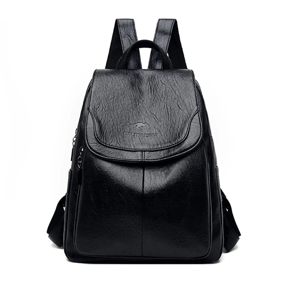 Elarova | Diebstahlsicherer Rucksack aus Leder