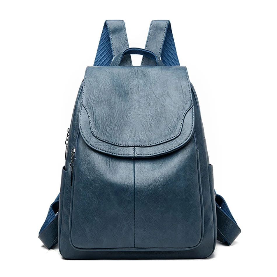 Elarova | Diebstahlsicherer Rucksack aus Leder