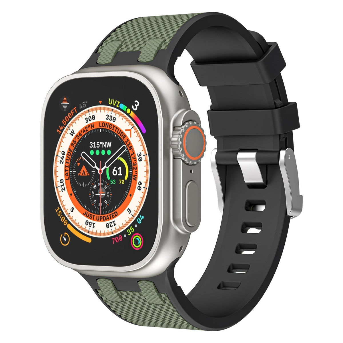 Elarova | Doppelte Farblich Passende Silikonband Für Apple Watch