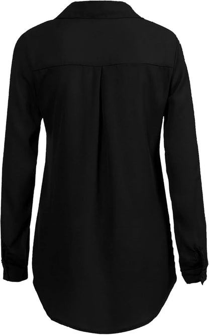 Elarova | Elegante Chiffonbluse für Frauen