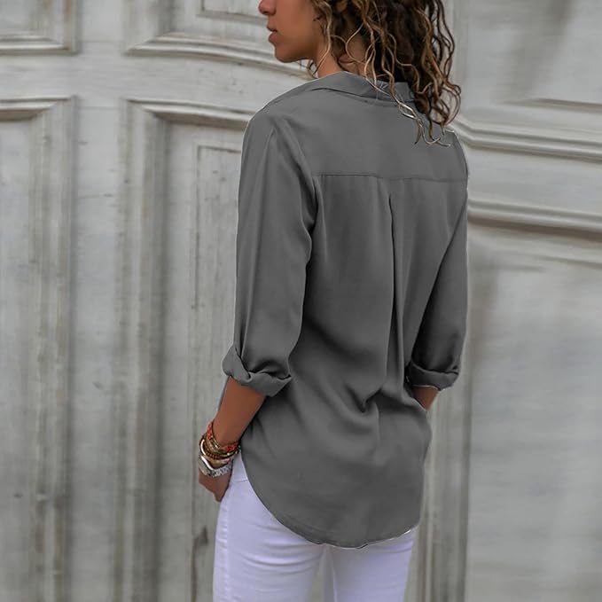 Elarova | Elegante Chiffonbluse für Frauen