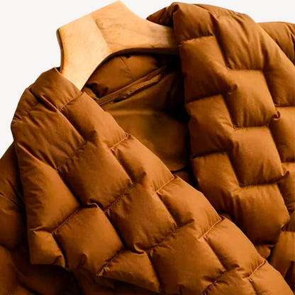 Elarova | Elegante Daunenjacke mit Gürtel für Damen