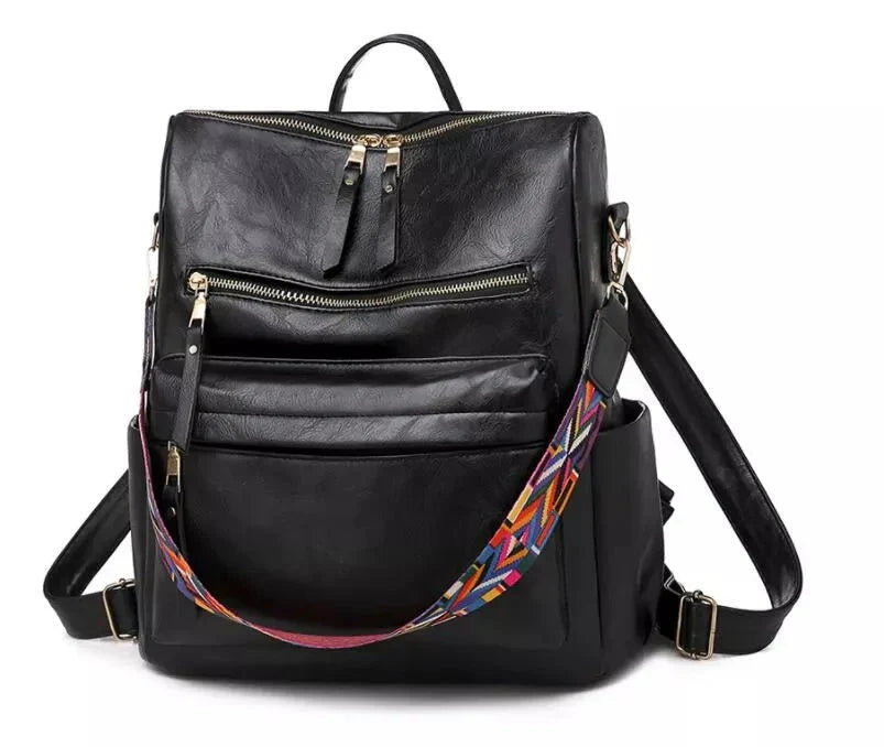 Elarova | Elegante Leder Rucksack