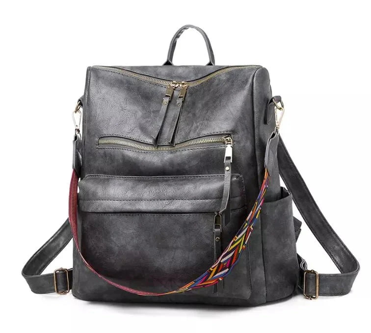 Elarova | Elegante Leder Rucksack