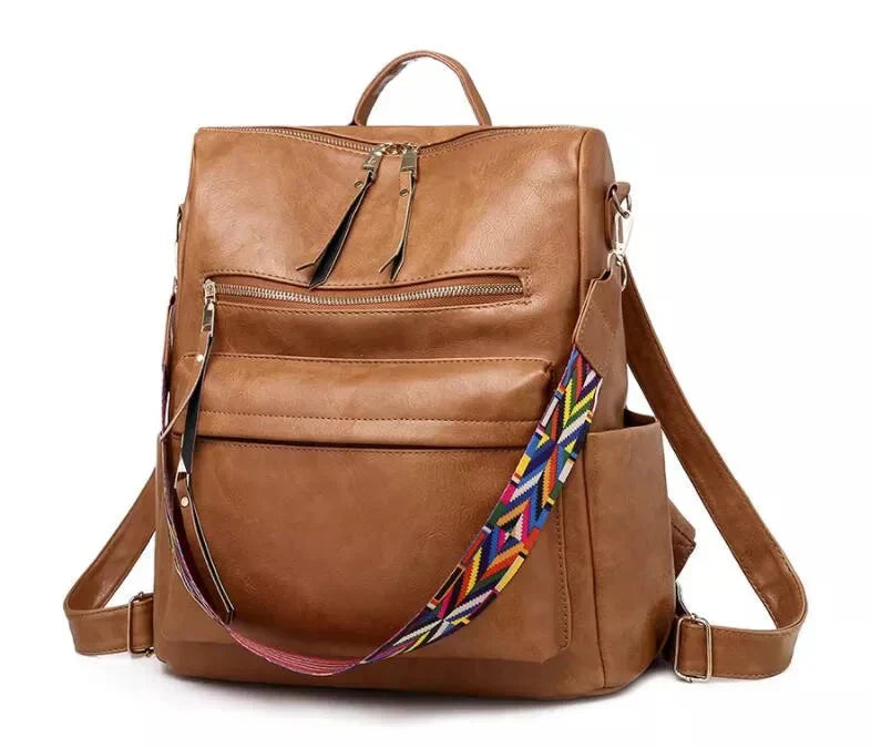 Elarova | Elegante Leder Rucksack