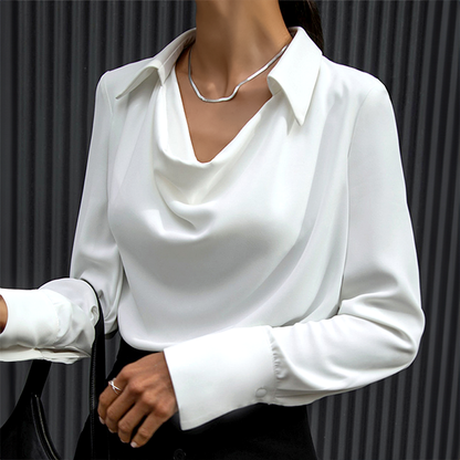 Elarova | Elegante Seidenbluse Für Damen