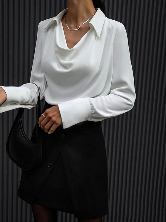 Elarova | Elegante Seidenbluse Für Damen