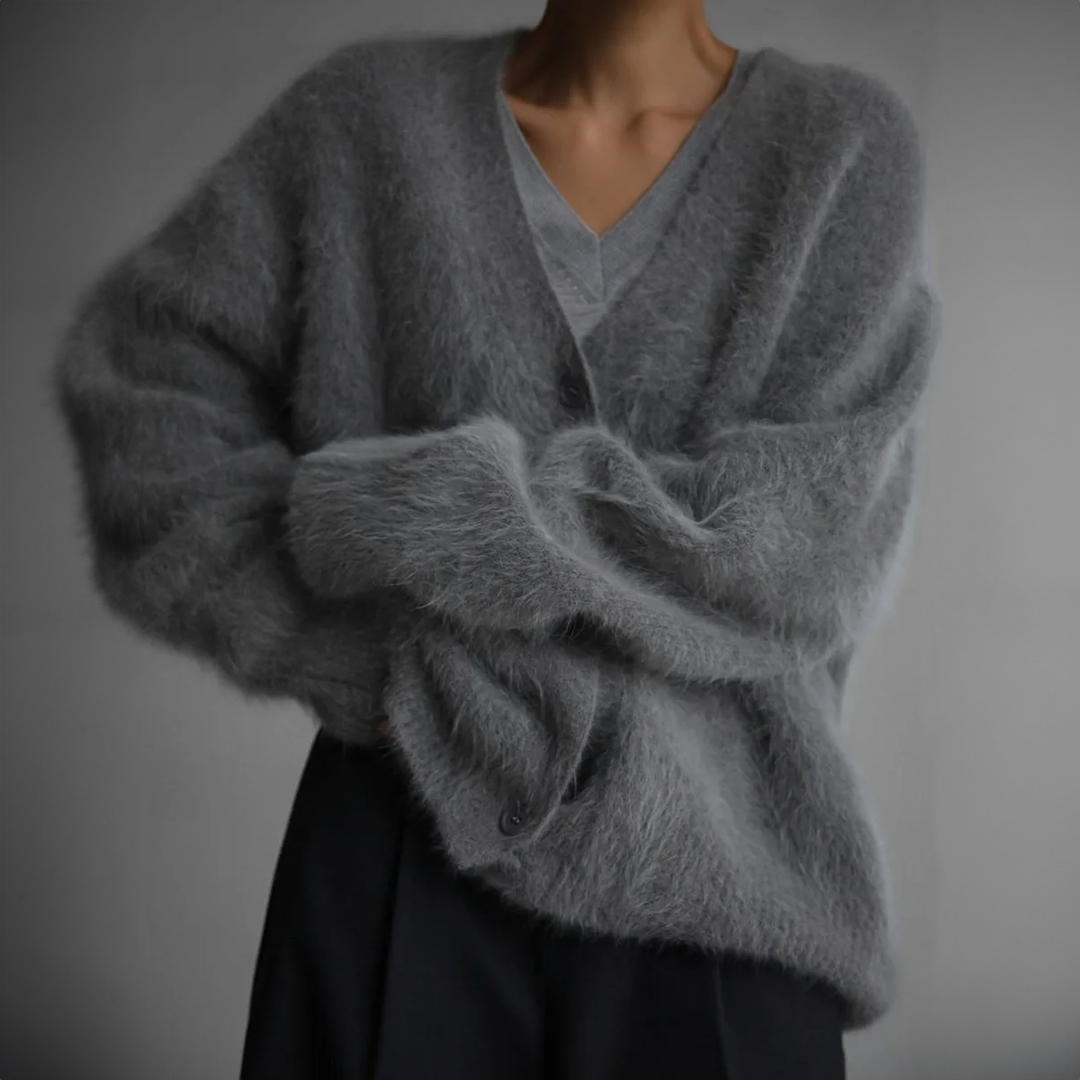 Elarova | Elegante Strickjacke aus Kaschmir