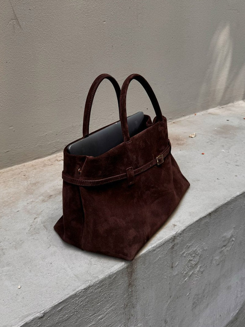 Elarova | Elegante Suède Tragetasche für Alltag und Stil