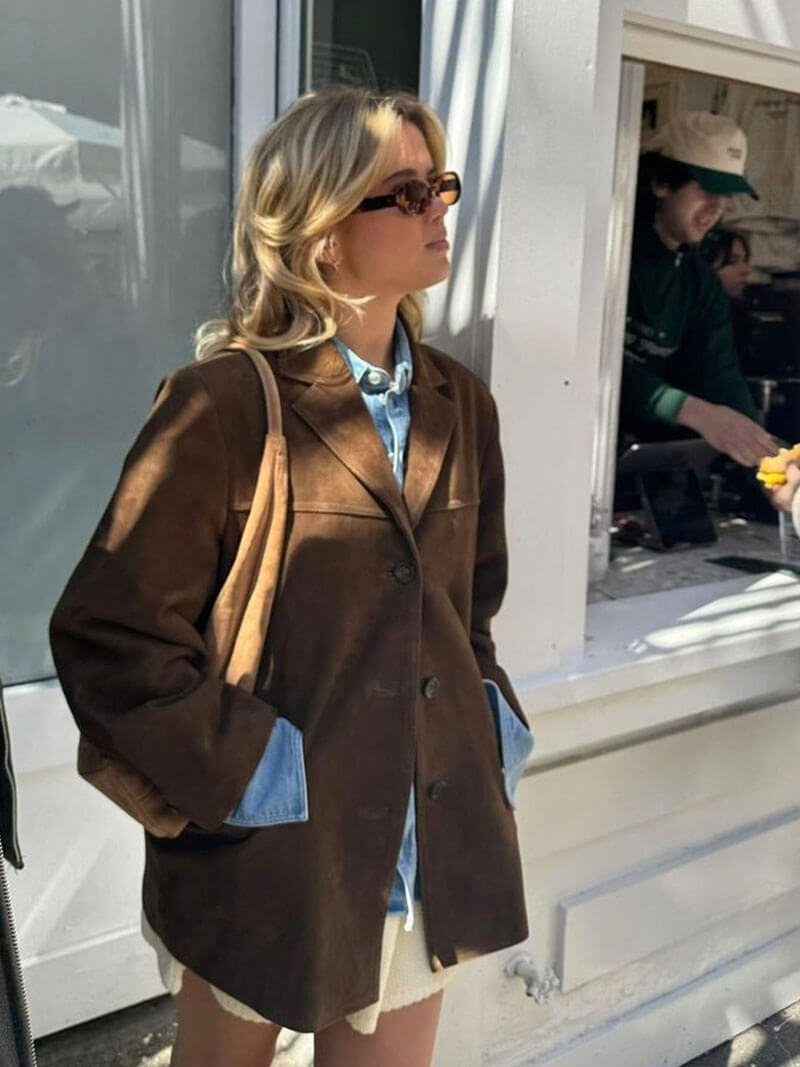 Elarova | Elegante Wildlederjacke