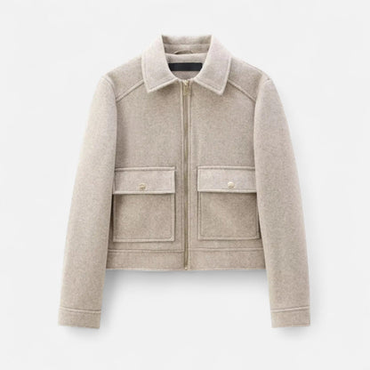 Elarova | Elegante Winterjacke mit Reißverschluss für Damen