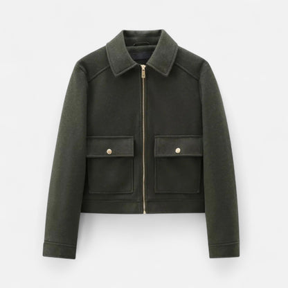 Elarova | Elegante Winterjacke mit Reißverschluss für Damen