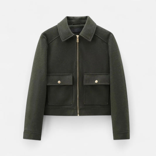 Elarova | Elegante Winterjacke mit Reißverschluss für Damen