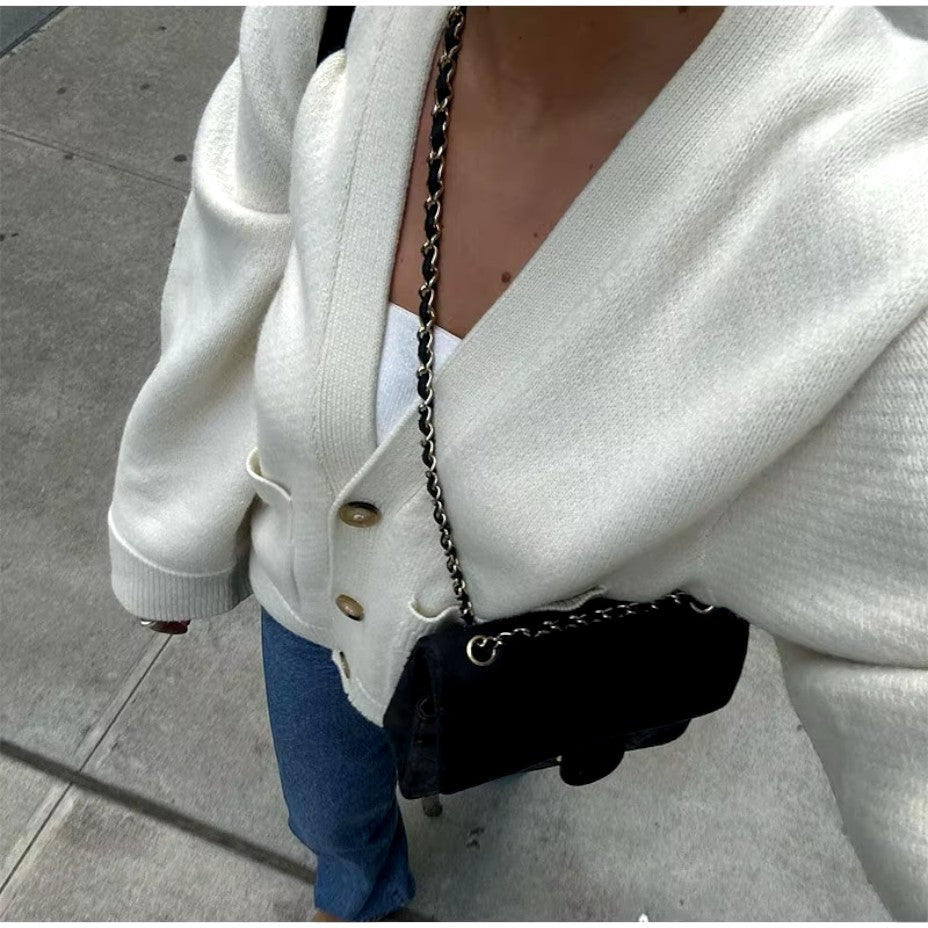 Elarova | Elegante kurze Strickjacke für Damen