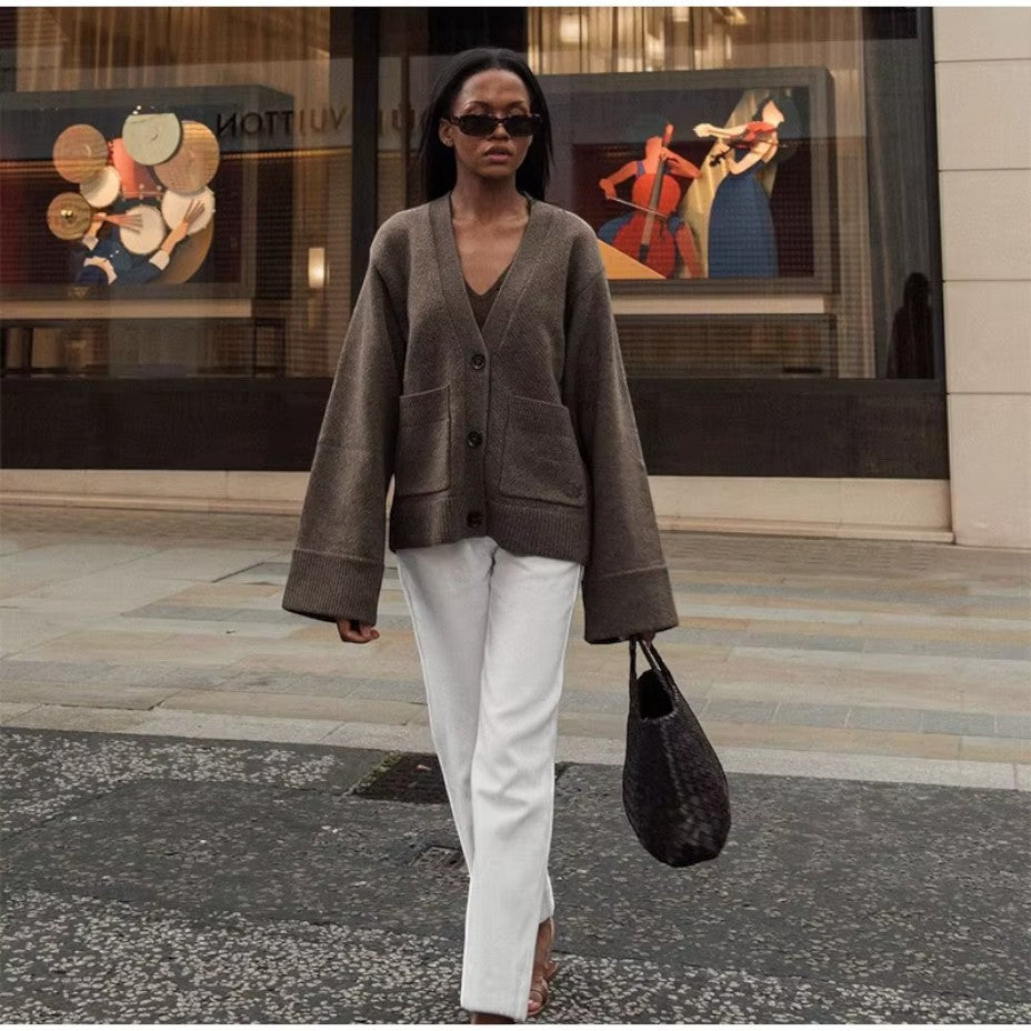 Elarova | Elegante kurze Strickjacke für Damen