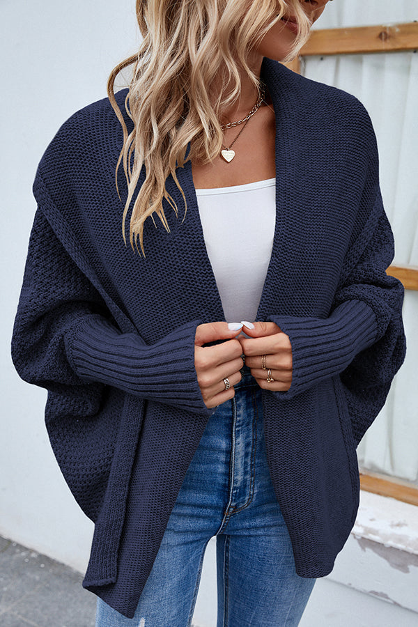 Elarova | Eleganter Herbst Strickcardigan mit Dolmanärmeln für Frauen