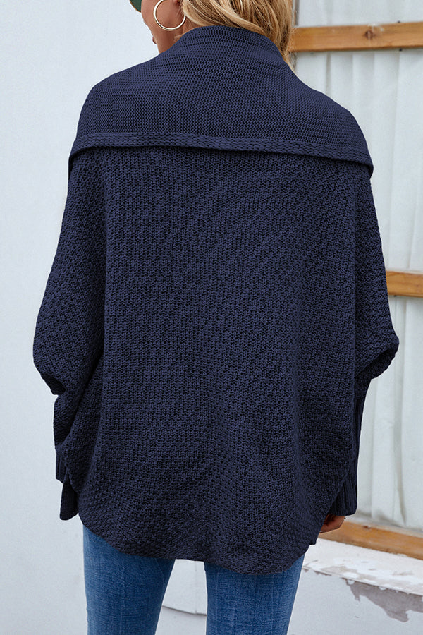 Elarova | Eleganter Herbst Strickcardigan mit Dolmanärmeln für Frauen