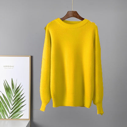 Elarova | Eleganter Kaschmir|Strickpullover