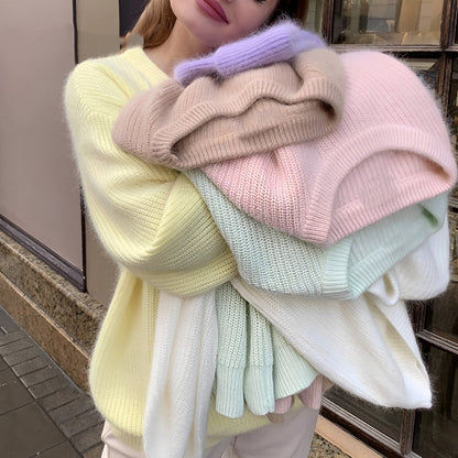 Elarova | Eleganter Kaschmir|Strickpullover