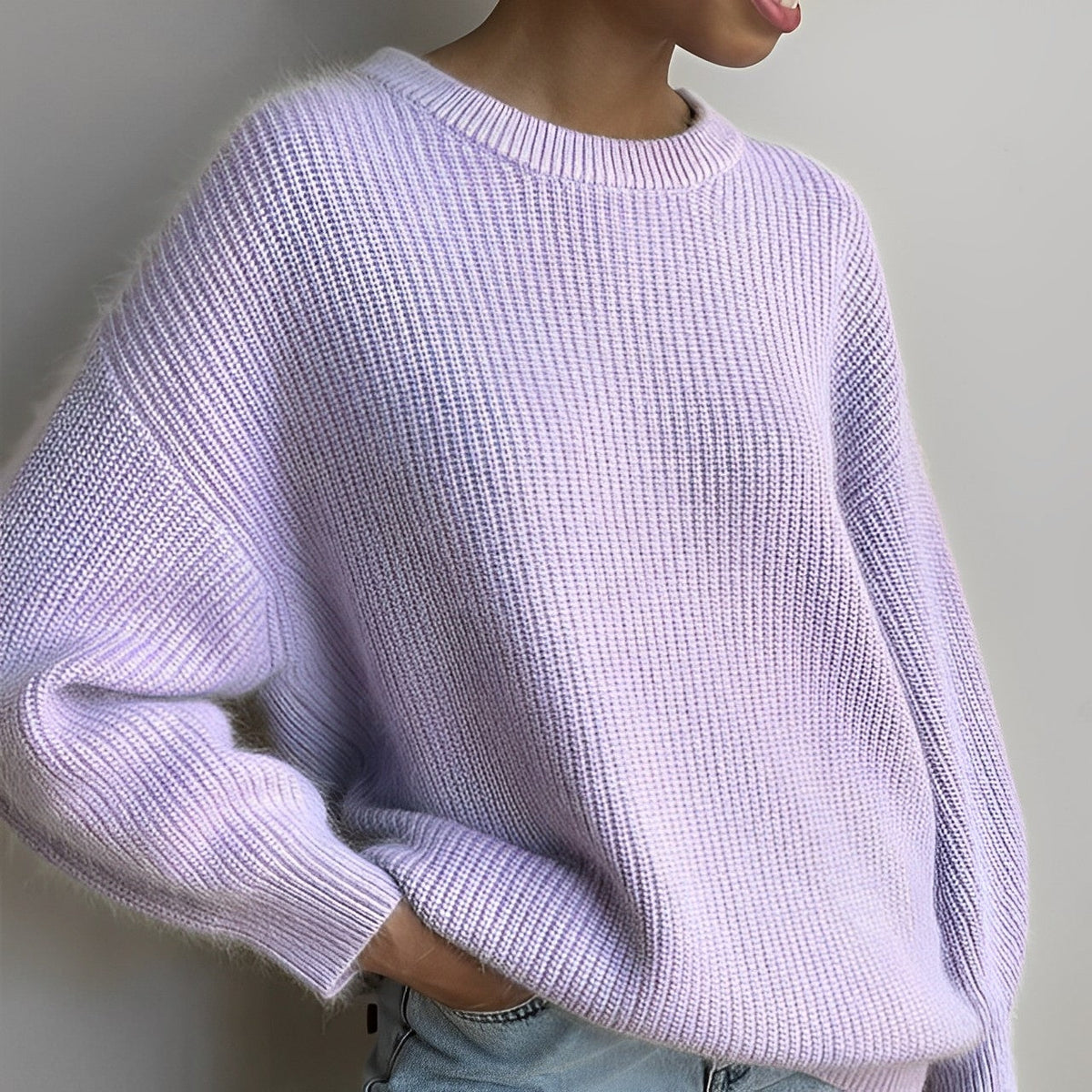 Elarova | Eleganter Kaschmir|Strickpullover