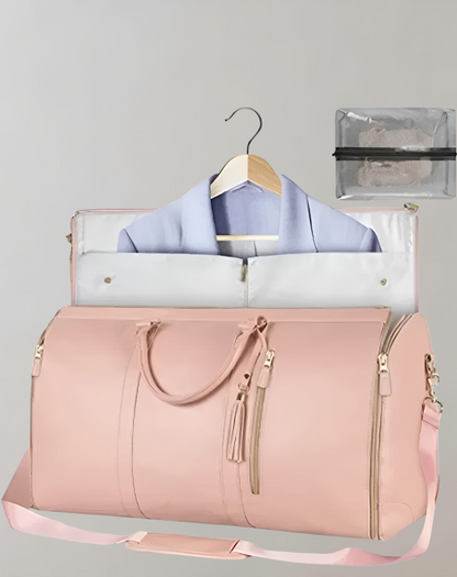 Elarova | Eleganter Kleiderorganizer Umhängetasche aus Vegan Leder