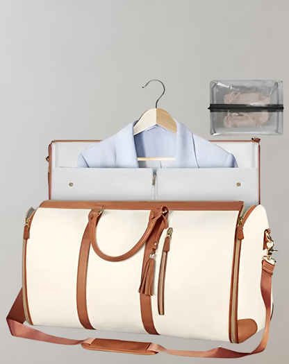 Elarova | Eleganter Kleiderorganizer Umhängetasche aus Vegan Leder